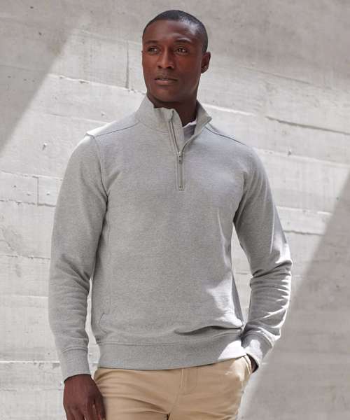 Unisex sustainable ¼-zip sweatshirt