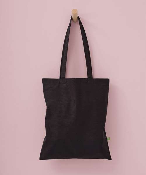 Organic cotton shopper long handle