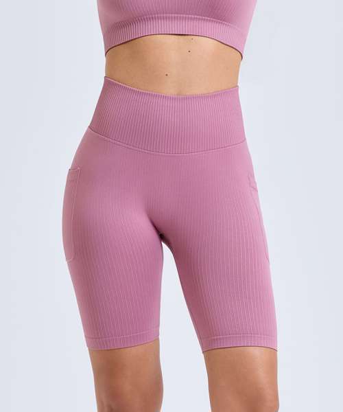 Women's TriDri® ribbed seamless "3D fit" cycle shorts